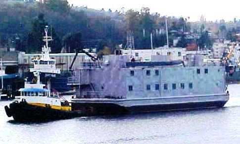 SOLD !! — 110′ U.S. Navy Barge – $249,500 – Seattle, WA