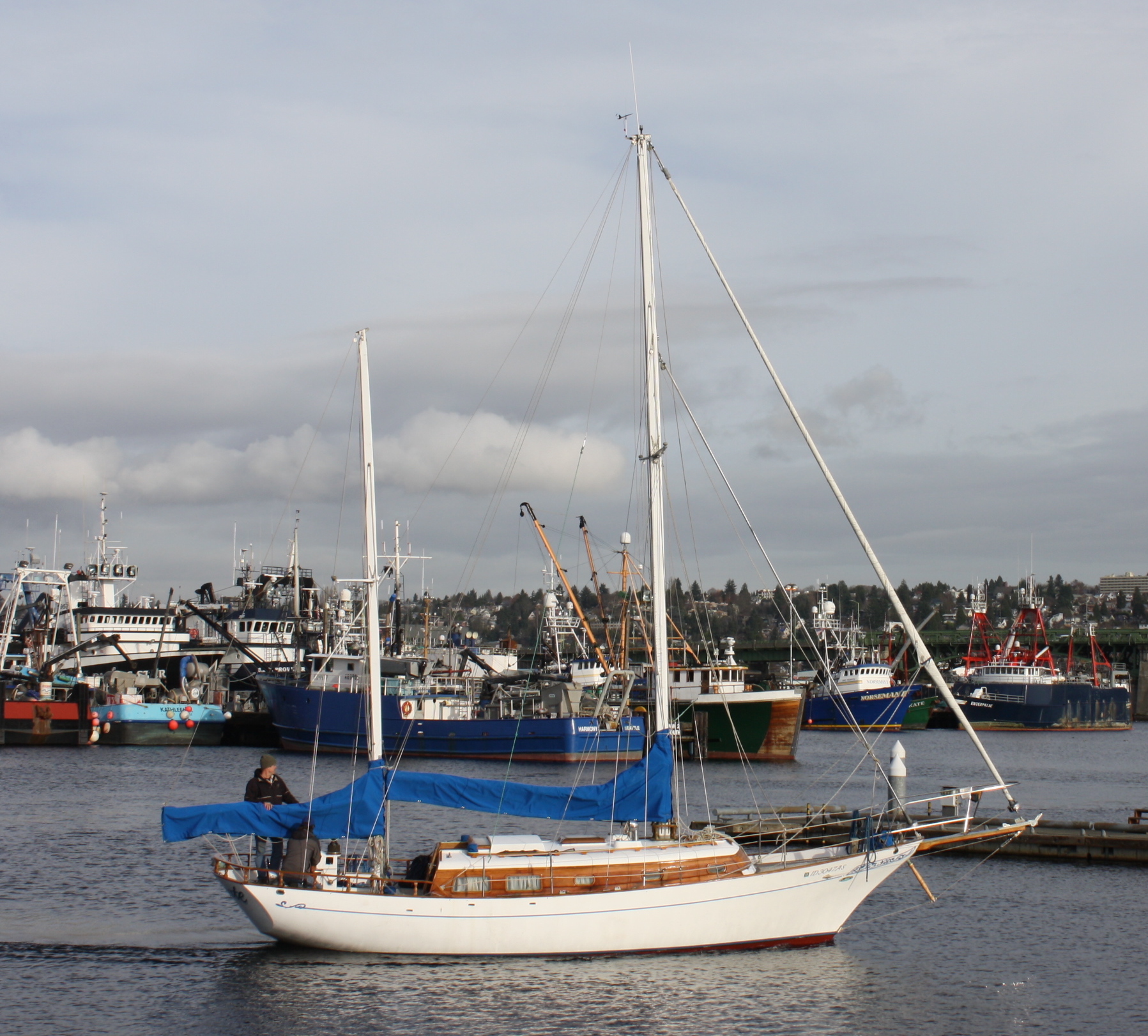 SOLD !! — 33′ Cheoy Lee “Clipper” 1976 – Classic Offshore Ketch $33,850